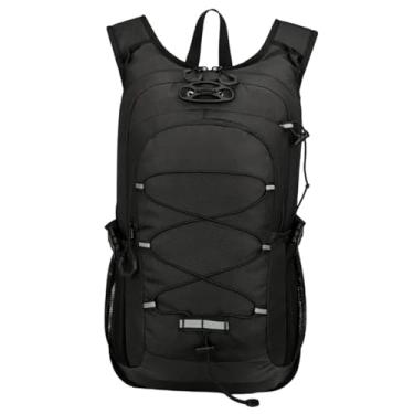 Imagem de UGPLM Hidration Backpack Pack Pacote de hidratação à prova d'água ao ar livre mochila rucks mack para trekking mochila de montanhismo, Preto
