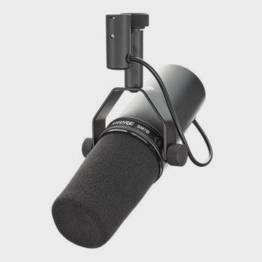 Imagem de Microfone Shure SM7B Dinâmico Vocal Para Estúdio Podcast Preto