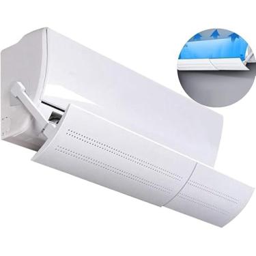 Imagem de Defletor de Ar Condicionado Direciona o Vento com Regulagem de Ângulo - Tamanho 50cm a 100cm