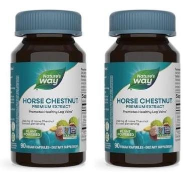 Imagem de Suplemento Nature's Way Extrato de Castanha da Índia 250 mg 90 cápsula