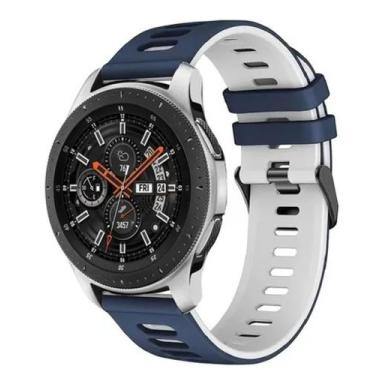 Imagem de Pulseira Silicone Esportiva Para galaxy Watch 46 E Gear S3 Cor Azul Ma