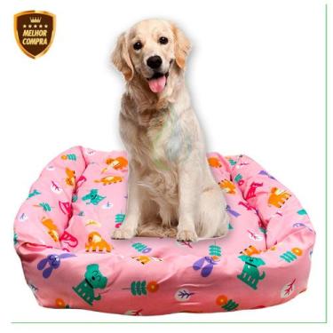 Imagem de Cama Caminha Pet Médio e Grande Porte Lavável 70cm x 70cm Para Cachorr