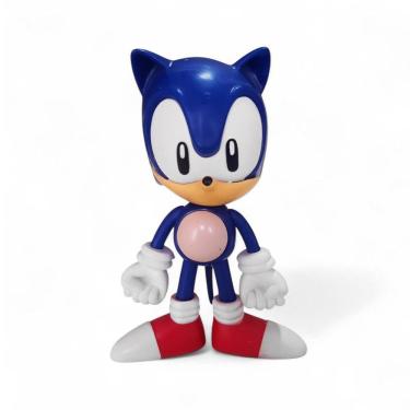 Imagem de Sonic The Hedgehog Boneco 15Cm Articulado Azul Colecionável
