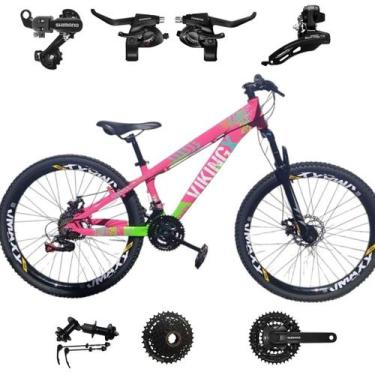 Imagem de Bicicleta Vikingx Tuff 25 Cambios Shimano e Trocadores Shimano 24 Velo
