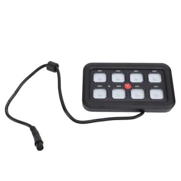 Imagem de 8 Painel de Interruptor de Gangue LED LED Touch Chave Box de relé de Controle de Circuito Diminuído para Caminhão ATV UTV S RV Verde 8 Switch Switch PainelCar LED Control