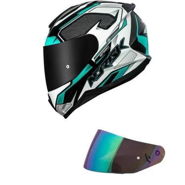 Imagem de Capacete Norisk Razor Speed Max  + Viseira Camaleão  Masculino-Masculino