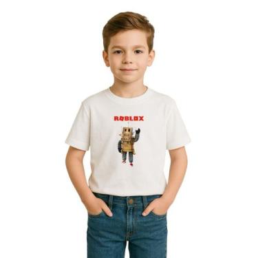Imagem de Camiseta Menino Roblox Basica Infantil Algodão Lançamento - delite, Br
