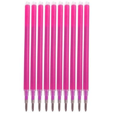 Imagem de 10 Refil Caneta Magica Fantasminha Tecido Apaga Calor Rosa - Evolvere