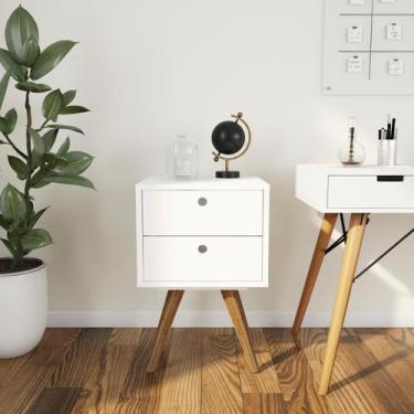 Imagem de Mesa de Cabeceira Pésaro 2 GV Branca - Mobly