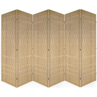Imagem de Biombo Trançado Divisoria de Ambiente Sanfonado Separador Decoração (6)