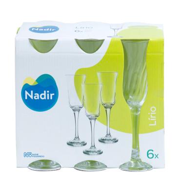 Imagem de Conjunto 6 Taças para Champanhe 195ml Nadir Lírio