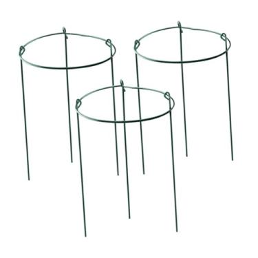 Imagem de Generic 3 peças As gaiolas de plantas de flores suportam anéis de rosas redondo treliças de plantas 9.8x15.7inch multiuso multiuso para o jardim simples