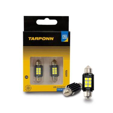 Imagem de Lampada Tarponn Led Torpedo Canbus Premium 36mm 12v 6000k