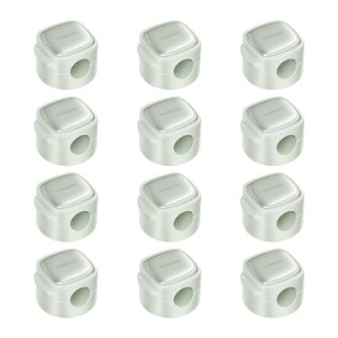 Imagem de toocki Pacote Com 12 Clipes Magnéticos Para Cabos, Organizador E Suporte Gerenciamento De Adesivos Toocki, Cabos Carregamento Usb, Ideal Casa, Escritório, Carro, Mesa Criado-Mudo - Verde