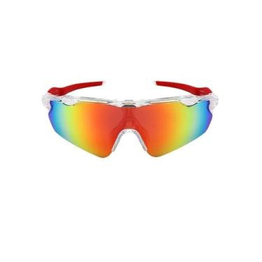 Imagem de Óculos De Sol Esportivo Ciclismo Proteção Kit Polarizado Original Baixa Pace Pedal Bike Beach Tennis Ftv Corrida UV400 Unissex - Modelo Race - Cacife Brand (Cristal Espelhado)