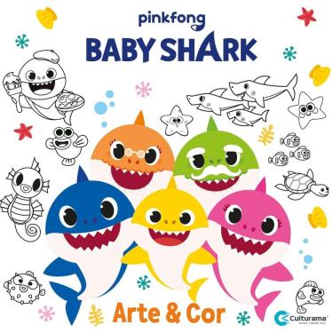 Imagem de Arte E Cor Baby Shark
