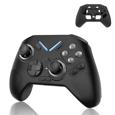 Imagem de FIOPAZ for Flydigi Vader 4 Pro Silicone Case, Soft Skin Cover for Flydigi Vader4 Pro Wireless Controller Protector, Drop, Dust and Scratch Resistant, Deep Black