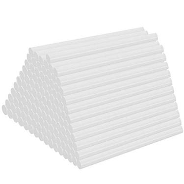 Imagem de Pacote com 100 adesivos de cola quente, mini bastões de cola quente, compatíveis com pistolas de cola industrial, sem pedido, boa adesão, derrete rápido (10 cm de comprimento e 0,27 de diâmetro)