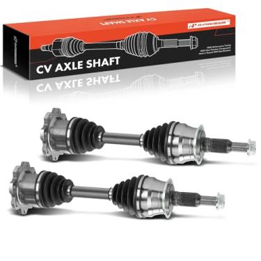 Imagem de A-Premium Par (2) Conjunto de eixo CV do lado do motorista dianteiro e do passageiro compatível com Chevrolet Silverado 2500 3500 HD 2020-2022 e GMC Sierra 2500 3500 HD 2020-2022, 6,6L
