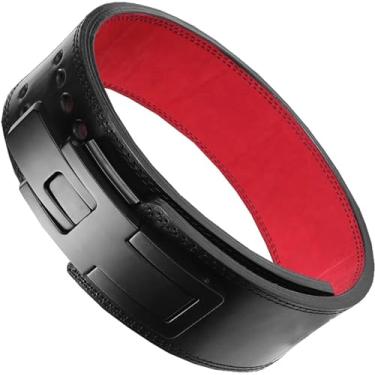 Imagem de Cinto De Levantamento De Peso Couro De Vaca Cinto De Travamento Automático Rápido Cinto De Suporte De Alavanca Cinto De Levantamento De Peso Cinto De Levantamento Terra De Agachamento