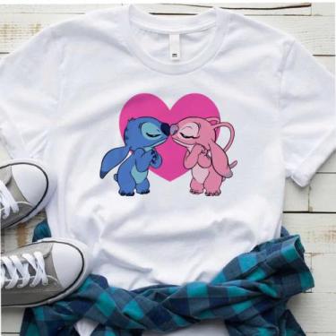 Imagem de T'Shirt Camiseta Feminino Infantil Stitch Desenho - 010 - MAHALO CAMIS