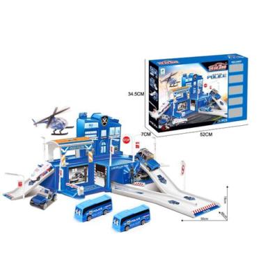 Imagem de Pista de Carrinhos Infantil Garagem com Acessórios Maxi Toys