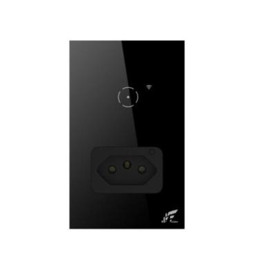 Imagem de Interruptor Inteligente Wi-Fi com 1 Tecla + 1 Tomada  Controle por voz