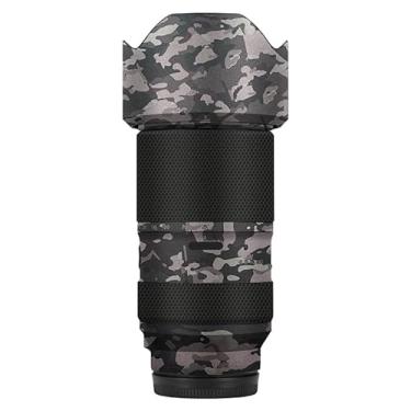 Imagem de Adesivo para câmera antiarranhões com tampa de lente película protetora decalque protetor corporal para Tamron 50-300 mm F4.5-6.3 adequado para Sony Mount 50 300 (Camuflagem de campo)