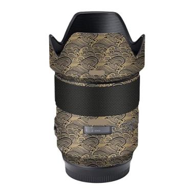 Imagem de Adesivo de lente de câmera antiarranhões para Tamron SP 45 mm F1.8 adequado para Canon EF Mount Coat Wrap película protetora de corpo protetor capa de pele 45 1.8 (ouro wave)