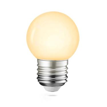 Imagem de Lâmpadas quentes, lâmpada de espectro completo 2700K lâmpadas LED G45 branco macio crescimento pequeno E26 geladeira 5W Eq 40W aparelho para casa, planta, congelador, lâmpada (1 lâmpada branca quente)