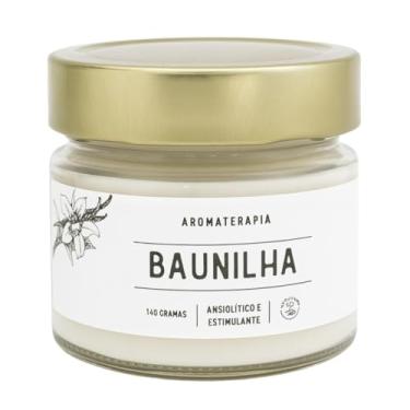 Imagem de Vela Aromática Perfumada Aroma De Baunilha - 140 Gramas Vela Para Aromaterapia Ansiolítico E Estimulante Para Relaxar Casa Perfumada