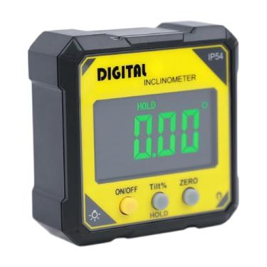 Imagem de MFMEXUL Ângulo Digital, Inclinômetro Digital Portátil, Robusto E à Prova D'água para Carpinteiros E Construção.