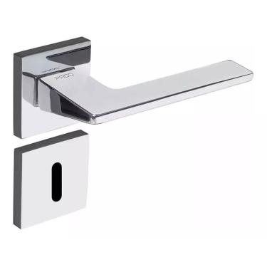 Imagem de Fechadura Pado Porta Sara Externa Ros Cr Cromada - Interna