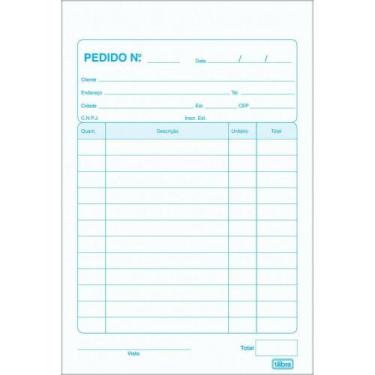 Imagem de Impresso Talao de Pedido 1/32 2 Vias 40 Folhas - Tilibra