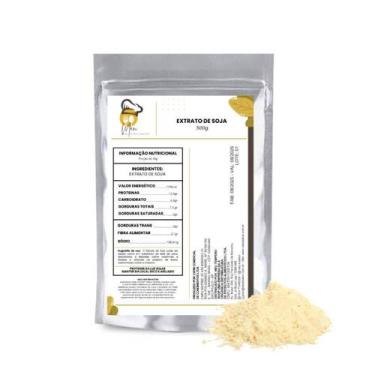 Imagem de Extrato de Soja em Pó  Sem Lactose e Vegano - Meu tempero shop, 500g