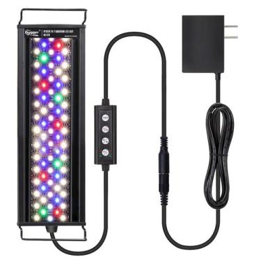 Imagem de Luz LED para aquário Hygger 14W 24/7 Iluminação 7 cores 30-45cm