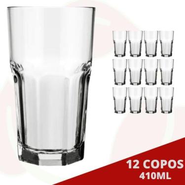 Imagem de 12 Copos Bristol 410ML Nadir Long Drink Cappuccino Bebidas - NADIR FIG