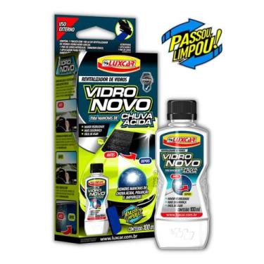 Imagem de Vidro Novo Luxcar Removedor de Chuva Ácida Revitalizador de Vidros
