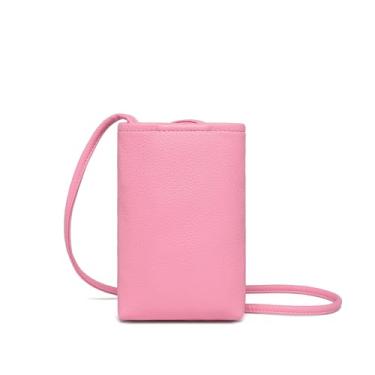 Imagem de YONBEN Bolsa transversal pequena para uso diário para mulheres, mini bolsa transversal leve, Rosa azaleia