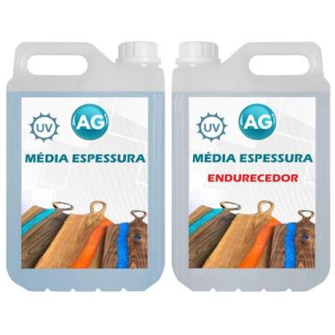 Imagem de Resina Epoxi Média Espessura Ag 1Kg - Resinas Ag