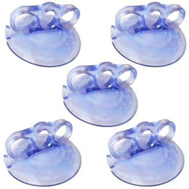 Imagem de Kit com 5 Ventosa Tipo Garra Em Silicone Cristal ou Black de110mm Martelinho De Ouro Alta Sucção Funilaria Tela Azuleijo (Cristal)