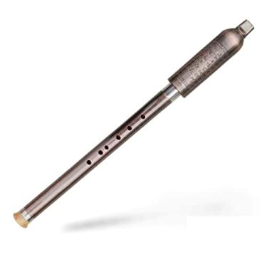 Imagem de Flauta de bambu, 8 furos, flauta bawu, flauta chinesa, cobre, flauta de sopro, instrumentos musicais, instrumento de sopro popular chinês para iniciantes