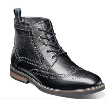 Imagem de Nunn Bush Bota masculina Odell Wingtip Chukka com tecnologia Kore Comfort, Preto, 9 X-Wide