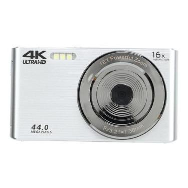 Imagem de Câmera digital Sanpyl FHD 4K Video 44MP com tela de 2,8 polegadas prat