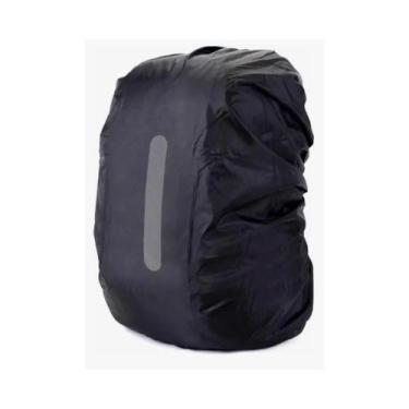 Imagem de Capa de mochila, capa preta reflexiva impermeável - Lightbek Official 