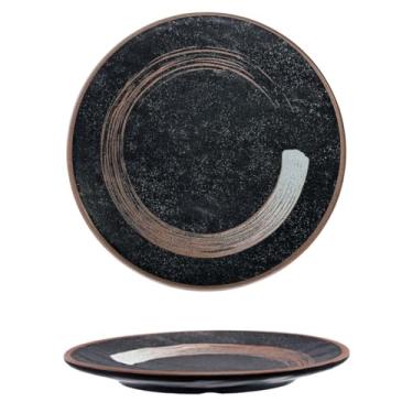 Imagem de Prato em Melamina Oriental Preto 18cm Restaurante Japones