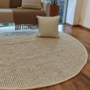 Imagem de Casa Coeva - Tapete Tear Redondo Peludo Dupla Face Duna 145 cm