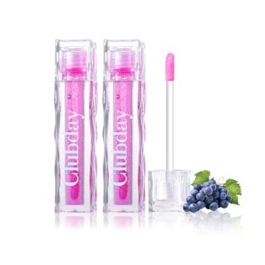 Imagem de Clubday Óleo labial que muda de cor, protetor labial hidratante mágico e quente, sabor de frutas, não pegajoso, hidratante de longa duração, cuidados labiais de alto brilho, 4,5 g/4,5 ml (conjunto de