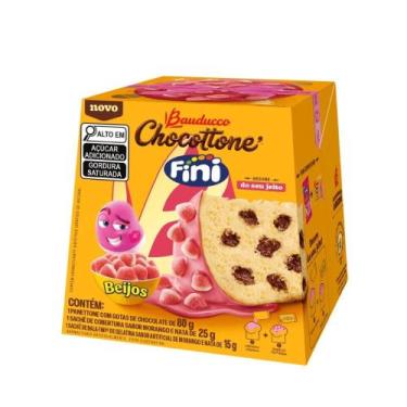 Imagem de Chocottone Mini com Gotas de Chocolate fini Bauducco  80g