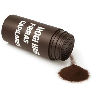 Imagem de Aplicador castanho escuro de Fibra Capilar com Essência Exclusiva | Redução de Queda | Preenchimento Instantâneo de Falhas no Cabelo | Volume Natural e Fixa Fácil maquiagem